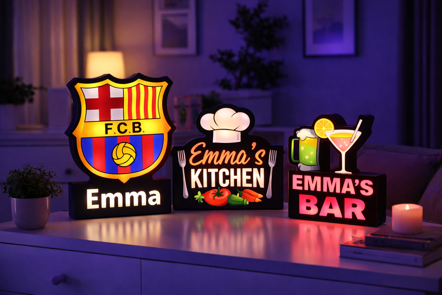 Lámparas 3D Personalizadas ZortVibes